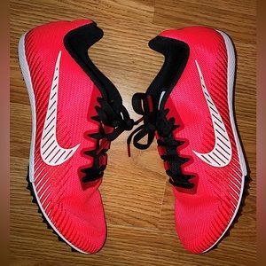 Nike Neon Pink Zoom Rival M Racing Track Multi-Use Cleats Shoes Women’s 7 NWOB